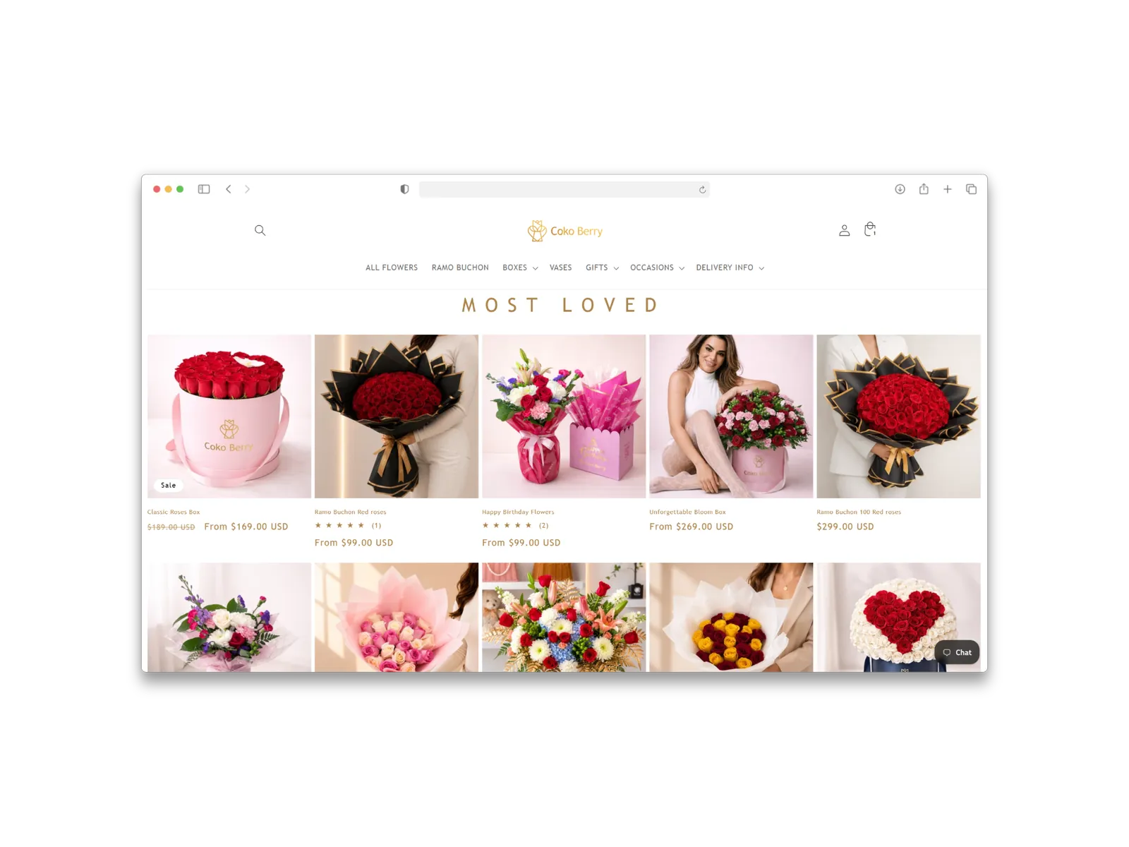 Demo image of the website